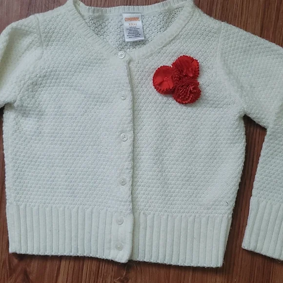 Holiday Sweater Button Down Sweater Acrylic XS 4 - Picture 3 of 6